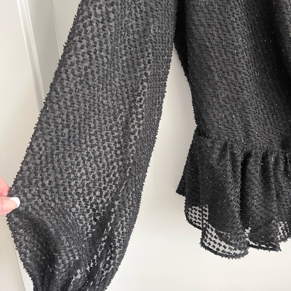 CLEARANCE Buffalo Sparkly Black Knit Top - Picture 5 of 6